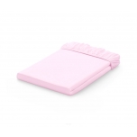 Voodilina kummiga 70x140 Jersey Pink 100% puuvillane